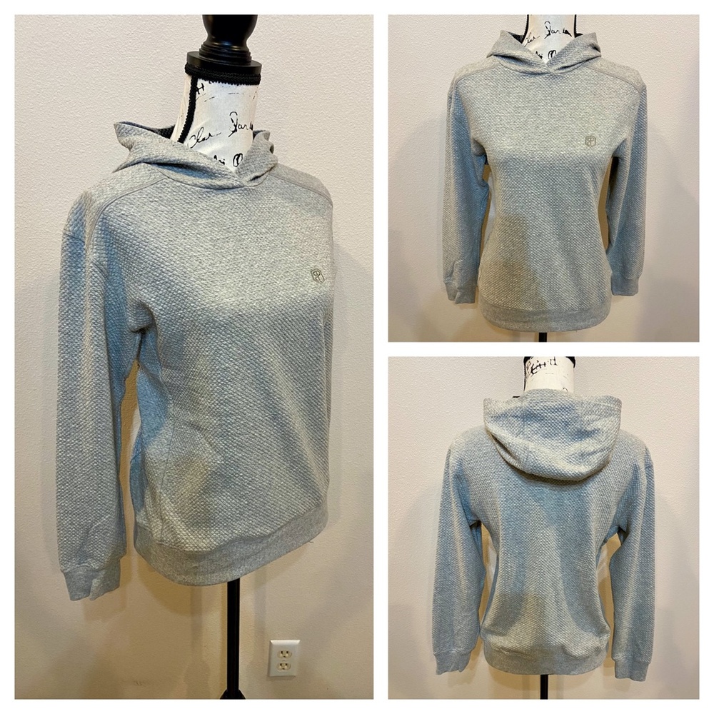 Born Primitive Cloud Hoodie Lightweight Waffle Texture Workout Gym Sweatshirt